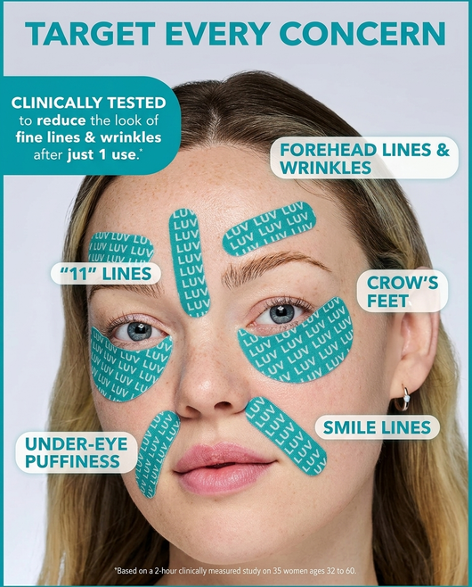 Peptiject Peptide Infused Face + Eye Tape