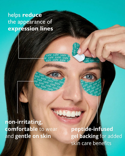 Peptiject Peptide Infused Face + Eye Tape