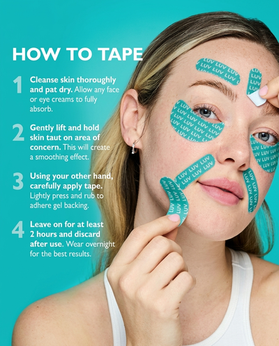 Peptiject Peptide Infused Face + Eye Tape