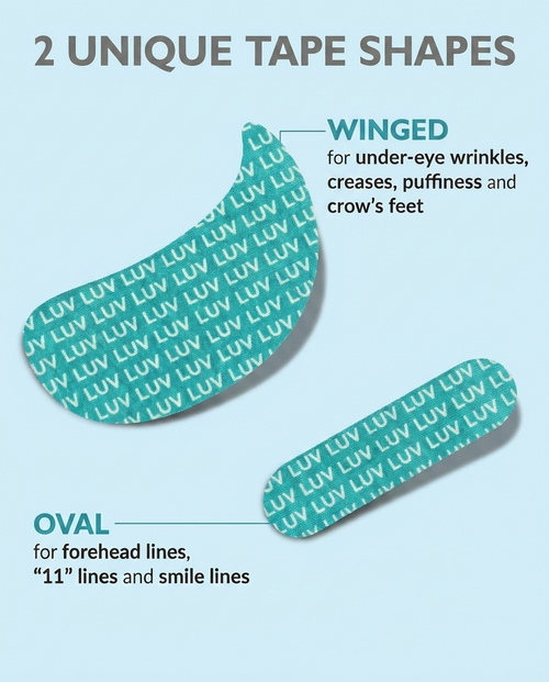 Peptiject Peptide Infused Face + Eye Tape